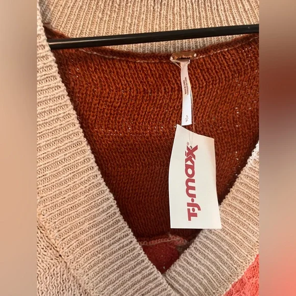 NWT Free People Colorblock Sweater Romper - Picture 3 of 6